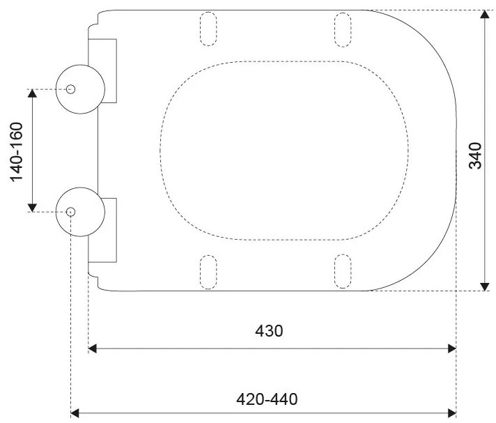 Kamet soft-close wc ülőke