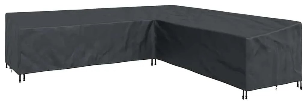 Kültéri bútorhuzat Fekete 300 x 300 x 80 cm 210D Oxford Szövet