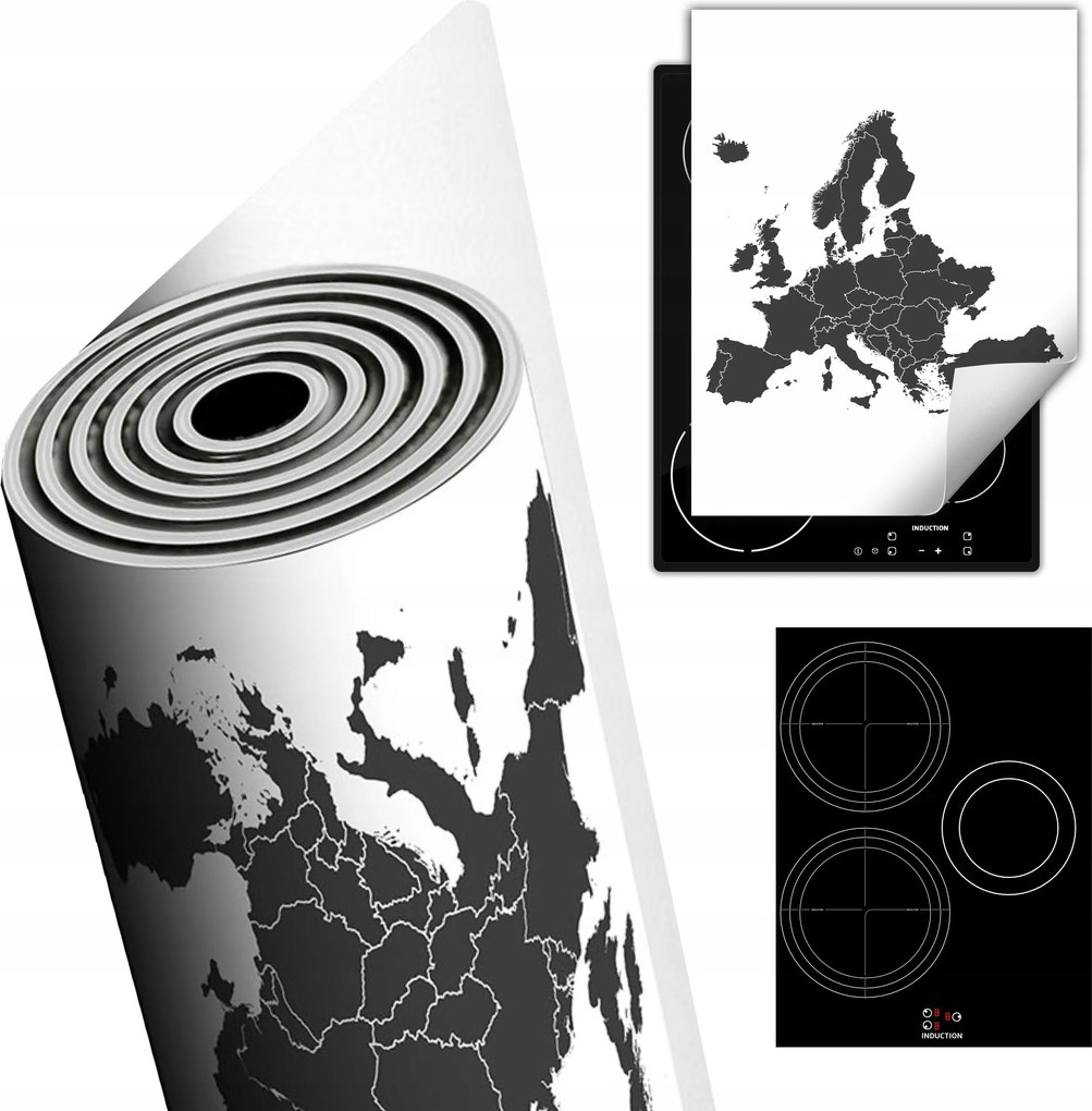 Tűzhelyvédő Szőnyeg Asztali Dekoráció 40x52 Fehér kártya