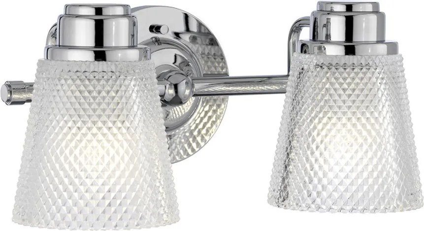 Quintiesse HUDSON QN-HUDSON2-BATH Fali lámpa 2x3,5W/G9 3000K 640LM IP44