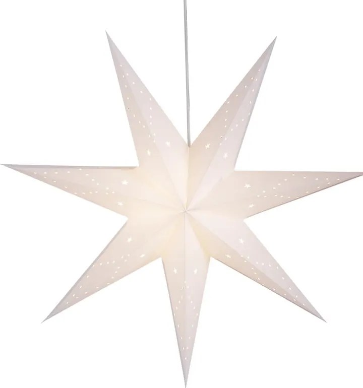 Fehér függő karácsonyi fénydekoráció Saturnus – Markslöjd