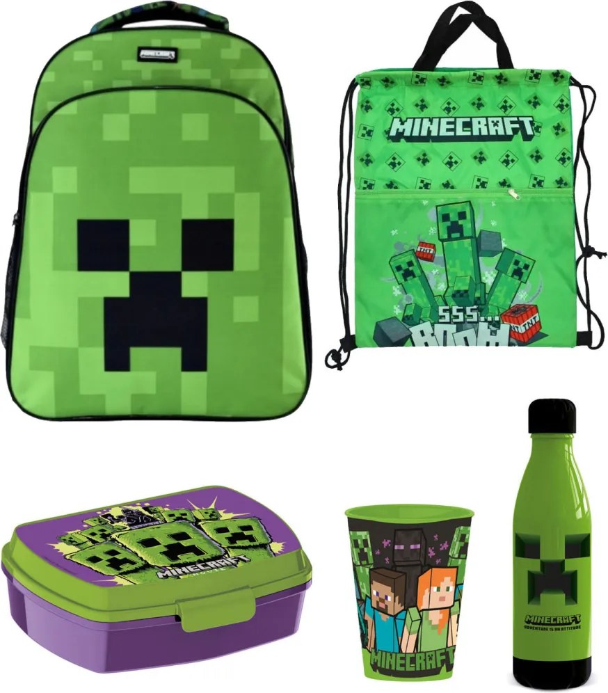 Minecraft Green Attitude sulis csomag 5 részes