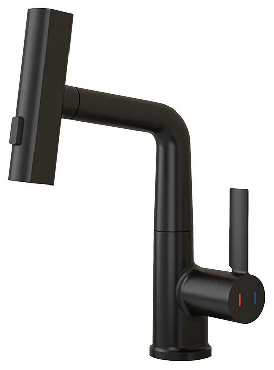 Mara mosogató csaptelep multifunkciós fejjel fekete