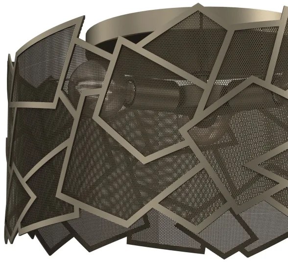 Mennyezeti lámpa CAMO 3xE27/15W/230V arany