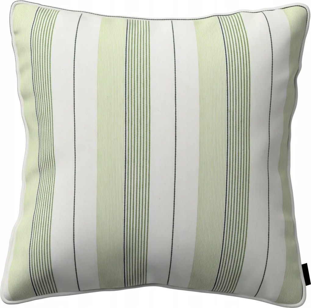 Párnahuzat 45x45 zöld csíkos