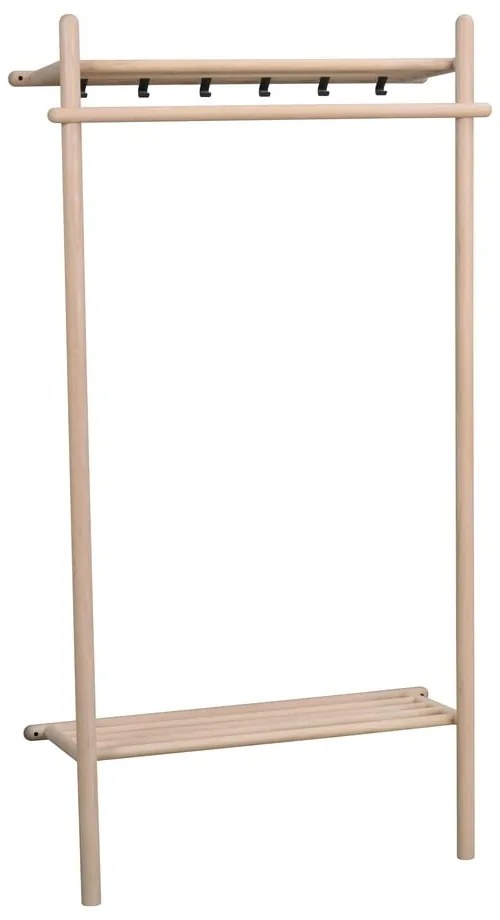 Natúr színű tölgyfa előszoba bútor Milford - Rowico