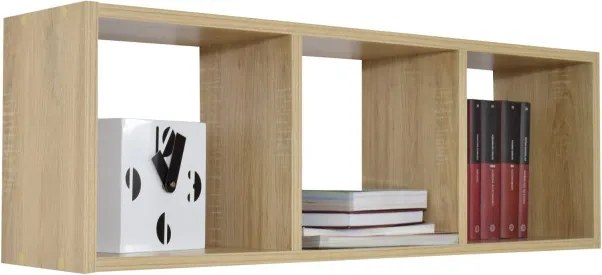 Lira 3 rekeszes polc, Sonoma tölgy, 90 x 20 x 30 cm
