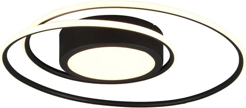 TRIO 672310232 YAVA Modern LED Mennyezeti Lámpa Fekete LED IP20