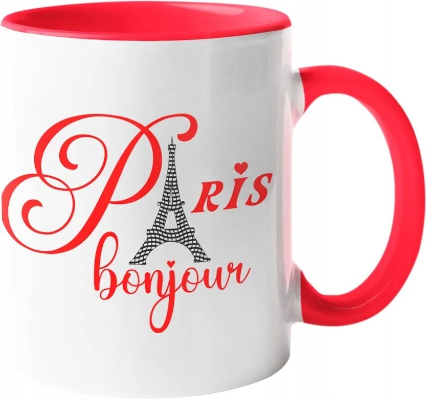 Látványos Bögre -bonjour Paris Kerámia Párizs Eiffel 330ml +doboz