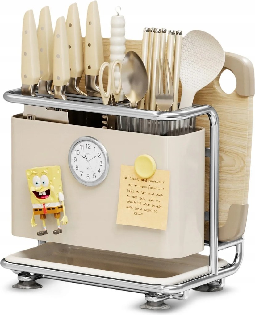 Konyhai Rendszerező Késekhez És Deszkákhoz Acél Univerzális Állvány