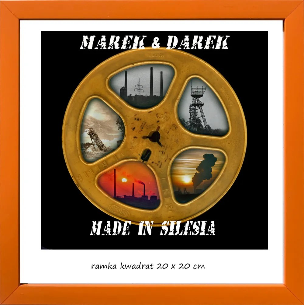 Klasszikus képkeret falra és asztalra, 20x20 cm, fa