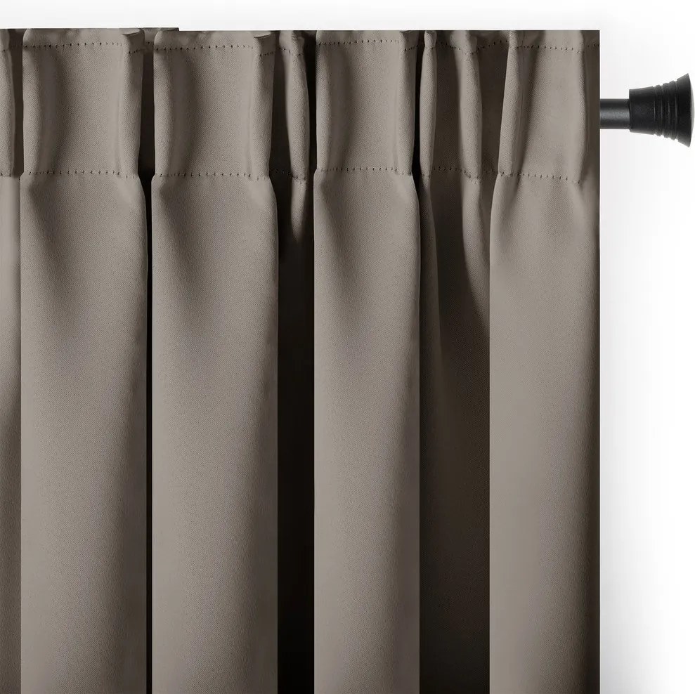 Szürkésbézs dimout (részleges sötétítő) függöny 140x175 cm Kierra – Restilo