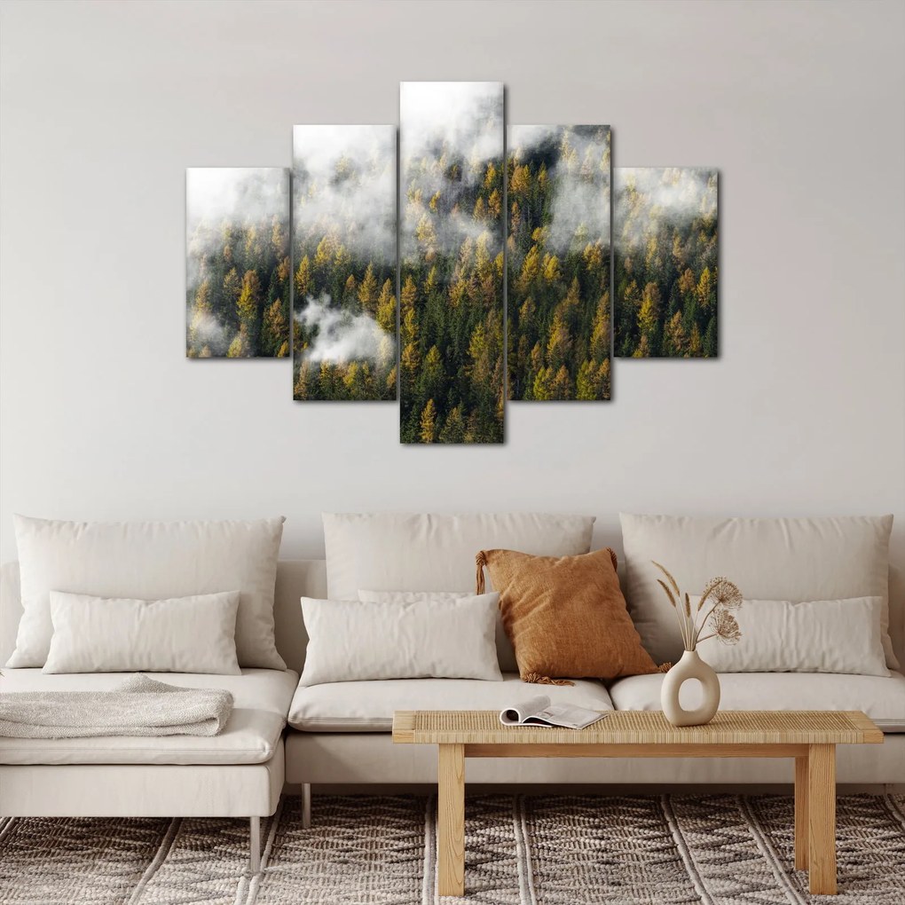 Egy erdő képe a felhők között (150x105 cm)