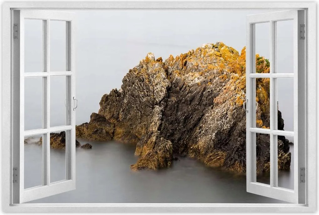 Poszterek 120x80 Sziklák Tenger Nap