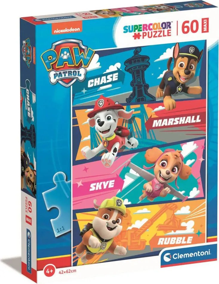 Mancs Őrjárat Zooming 60 db-os maxi puzzle Clementoni