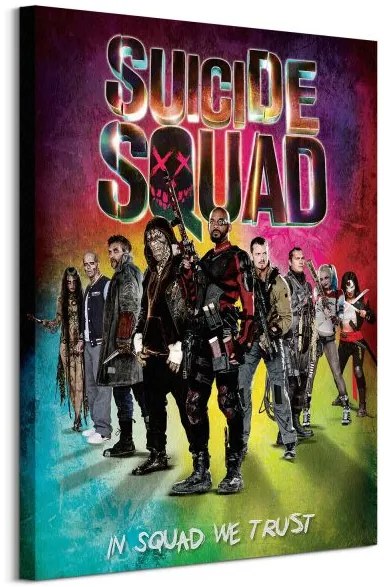 Art Group Vászonkép DC Comics Suicide Squad (Neon) Méret: 60 x 80 cm