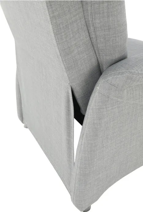 Állítható fotel, szürke szövet, FOREST