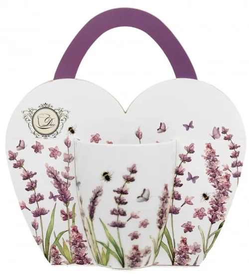 Porcelán levendulás bögre Classic Lavender