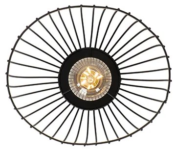 Design mennyezeti lámpa fekete 20cm - Pua