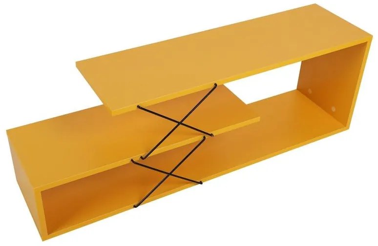 TV szekrény Zigzag - Sárga