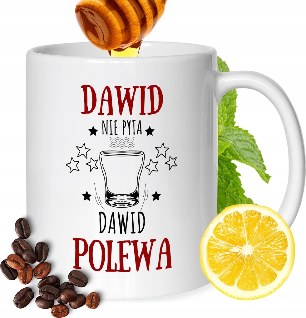 Bögre Dávid Barát Férj Nyomtatott Ajándék Fehér 330ml