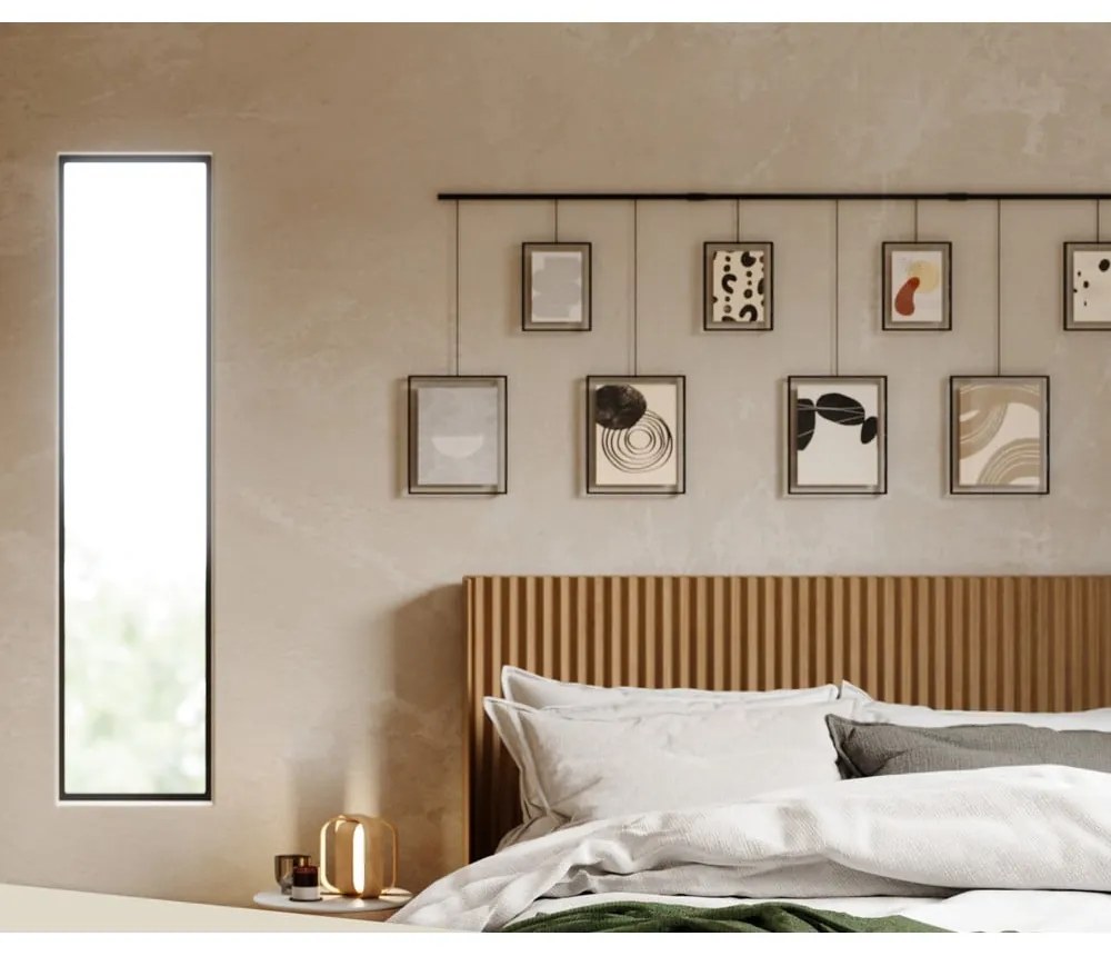Fekete fém fali képkeret szett 9 db-os 223x77,5 cm Exhibit – Umbra
