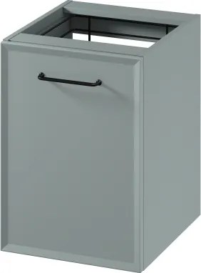 Cersanit S1022-010 - MILLE 40x45 cm falra szerelhető fürdőszobai szekrény szennyeskosárral, menta