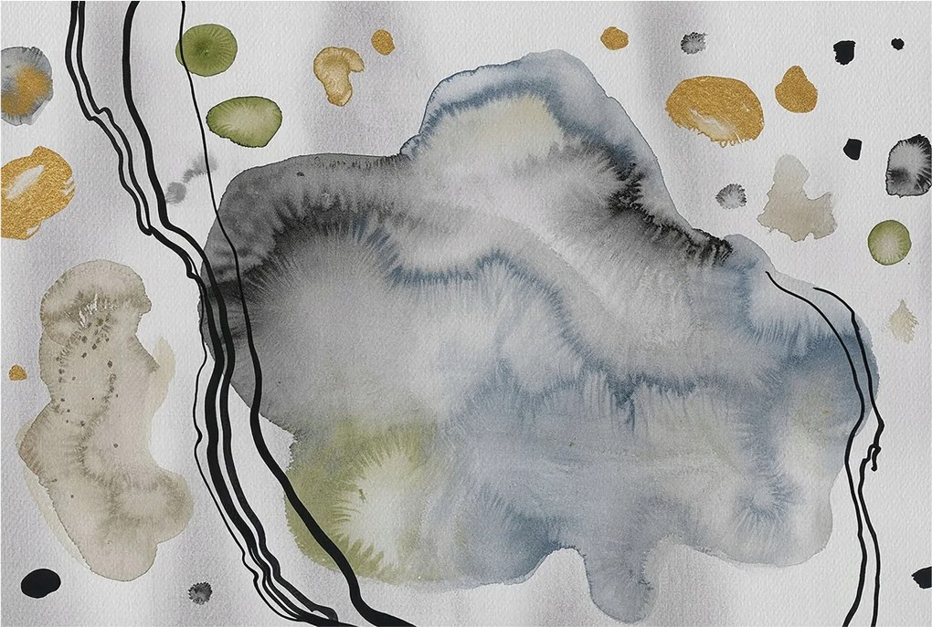 Stílusos Dekoratív fotótapéta Flizelin Absztrakt akvarell 104x70