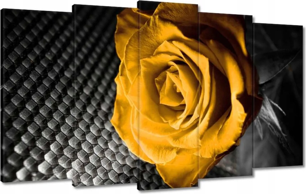 Vászonkép 100x60 Sárga rózsa