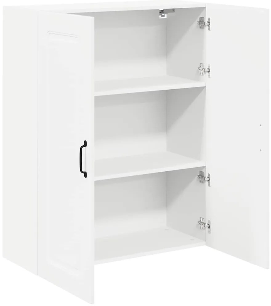 Fali konyhaszekrény Magas Fényű Fehér 80 x 31 x 100 cm Faanyag