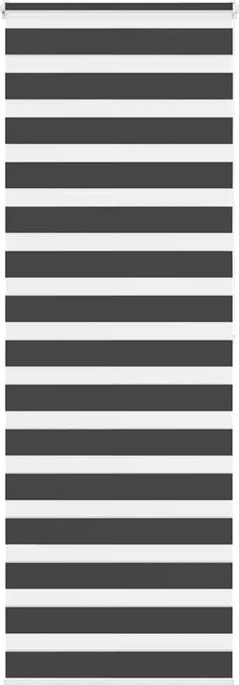 vidaXL zebrafüggönnyel fekete szövetszélesség 70,9 cm poliészter