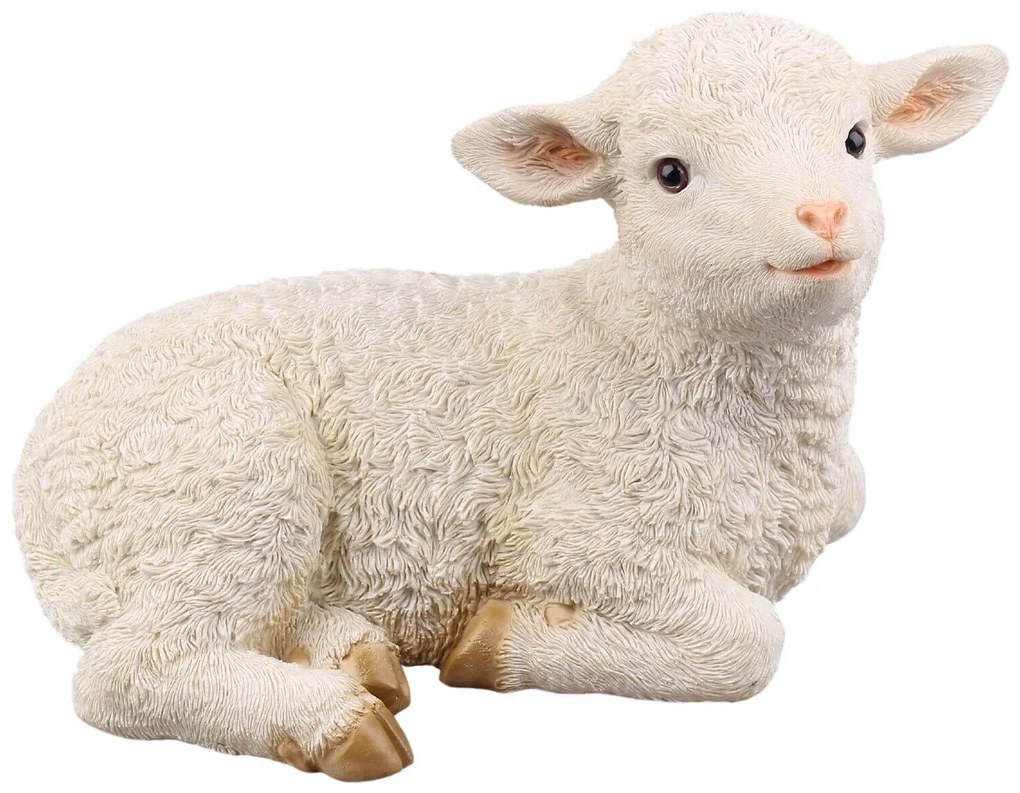 Fehér húsvéti bárányka 16cm