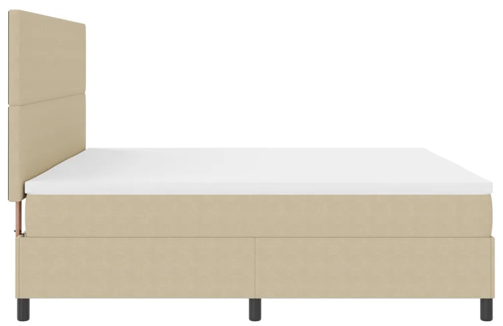 Boxspring Ágy Matraccal és LED Fénnyel Zöld Szürke 200x200 cm Kordbársony