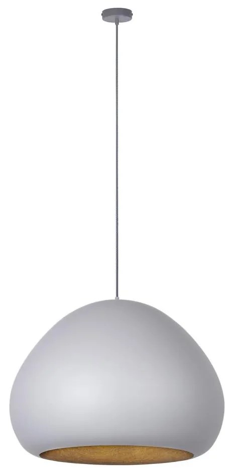 Csillár zsinóron LAVA 1xE27/15W/230V szürke/arany