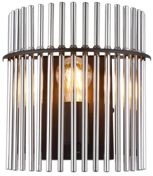 Globo 15698W - Fali lámpa GORLEY 1xE27/60W/230V fekete