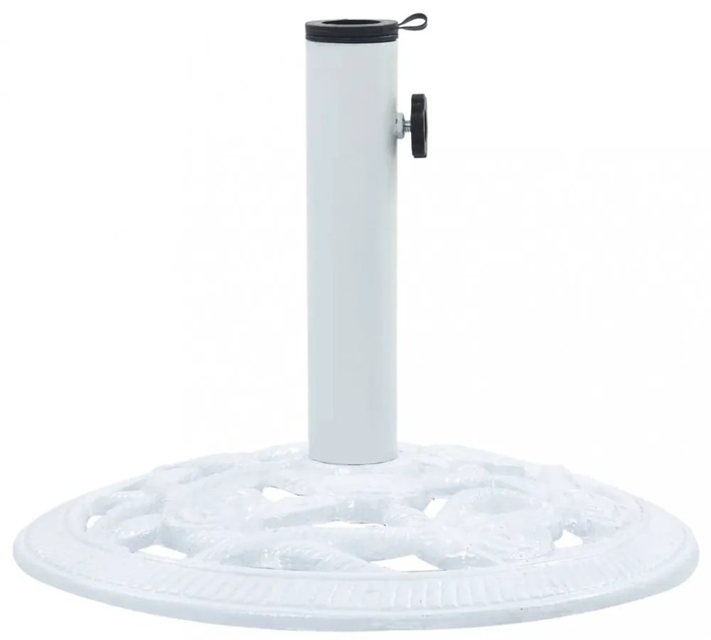 fehér öntöttvas napernyőtalp 9 kg 40 cm
