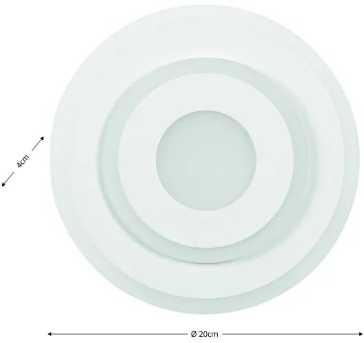 Brilagi - MODERN MINI LED fali lámpa 29W 230V 3000/4000/6000K