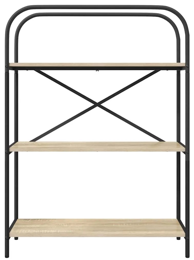 Könyvespolc sonoma tölgy 80 x 30 x 109 cm Faanyag
