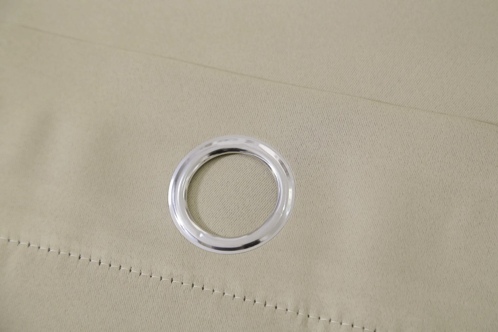 Bézs OXFORD függöny 140x250 cm Felfüggesztés: Hullámos sínszalag