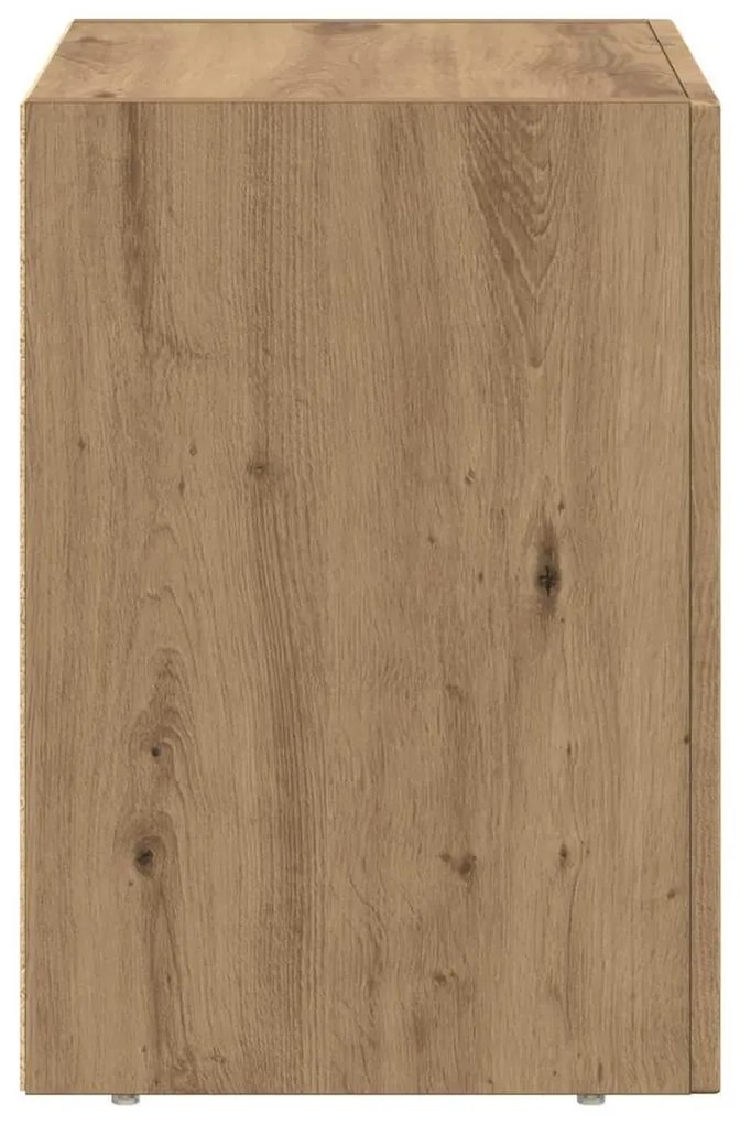 vidaXL Éjjeli asztal Artisan tölgy 40 x 35 x 50 cm Faanyag
