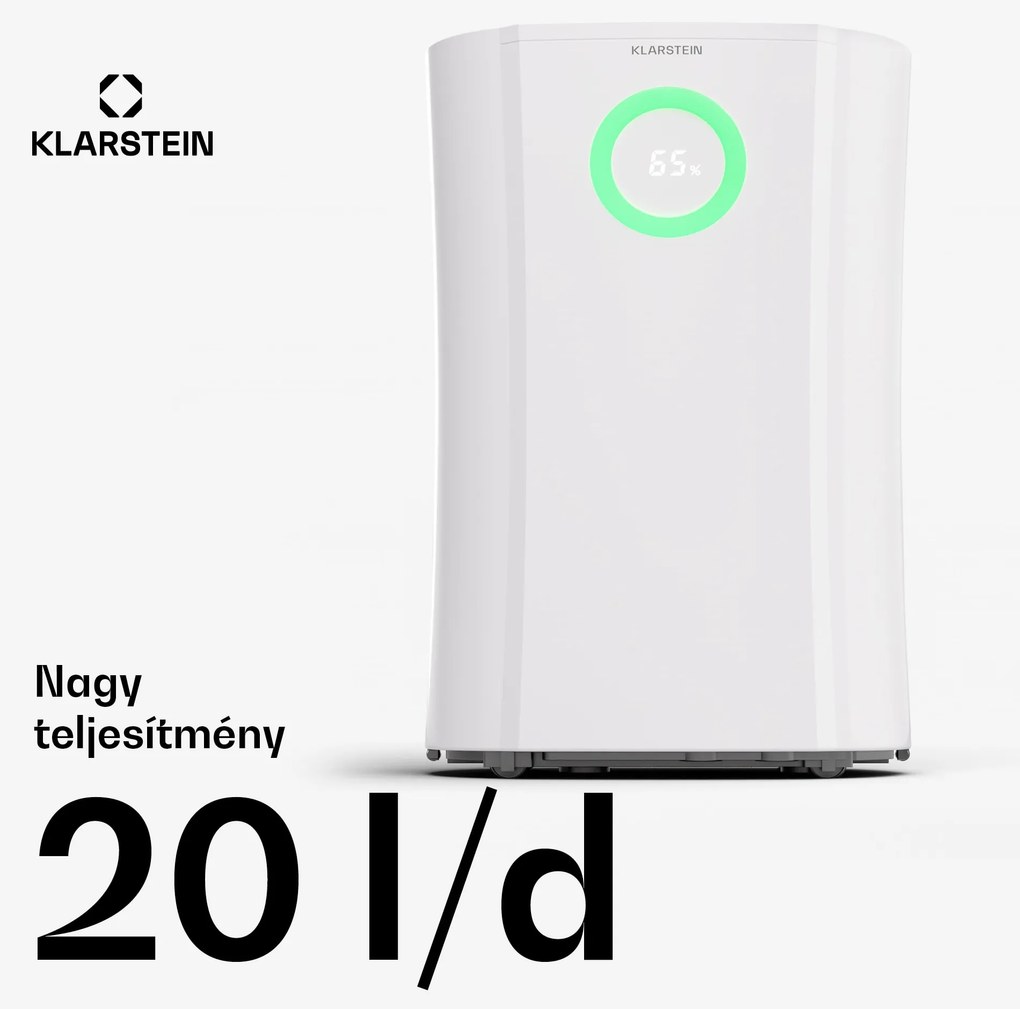 Klarstein Páramentesítő DryFy Pro 20 Kompressziós 20 l/n 20 - 30 m²