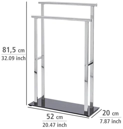 WENKO 22089100 – LAVA fogas 52x81,5 cm rozsdamentes acél/ezüst/fekete