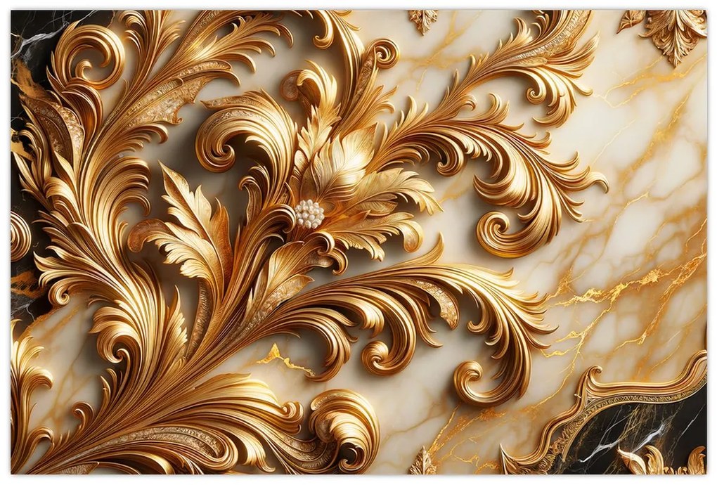 Kép - Márvány arannyal (90x60 cm)