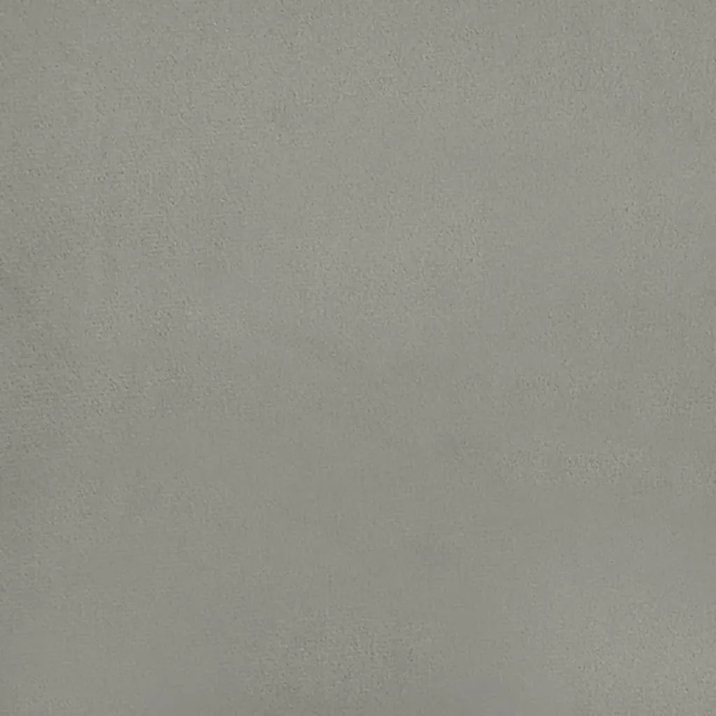 2 db világosszürke bársony fejtámla 100x7x78/88 cm