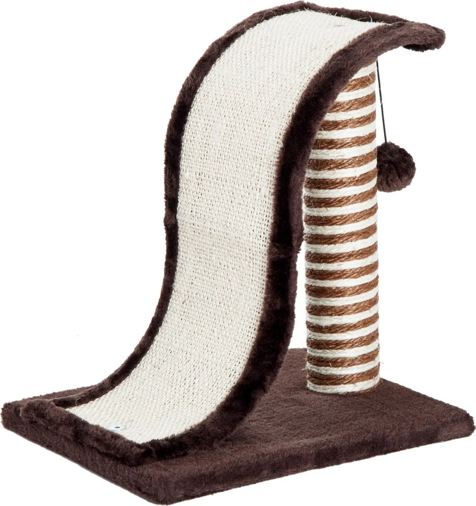 PawHut Macska Kaparófa Fa Természetes Szizál Poszttal és Játék Gömbbel 35x30x39cm Barna | Aosom