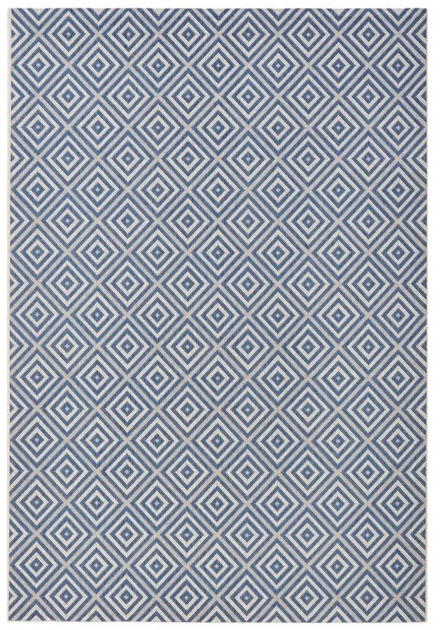 Karo kék kültéri szőnyeg, 160 x 230 cm - NORTHRUGS