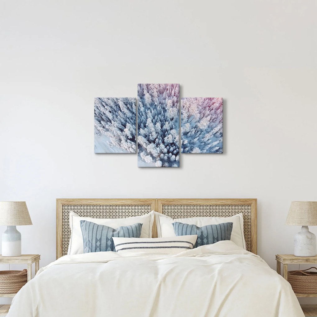 Havas fák képe (90x60 cm)