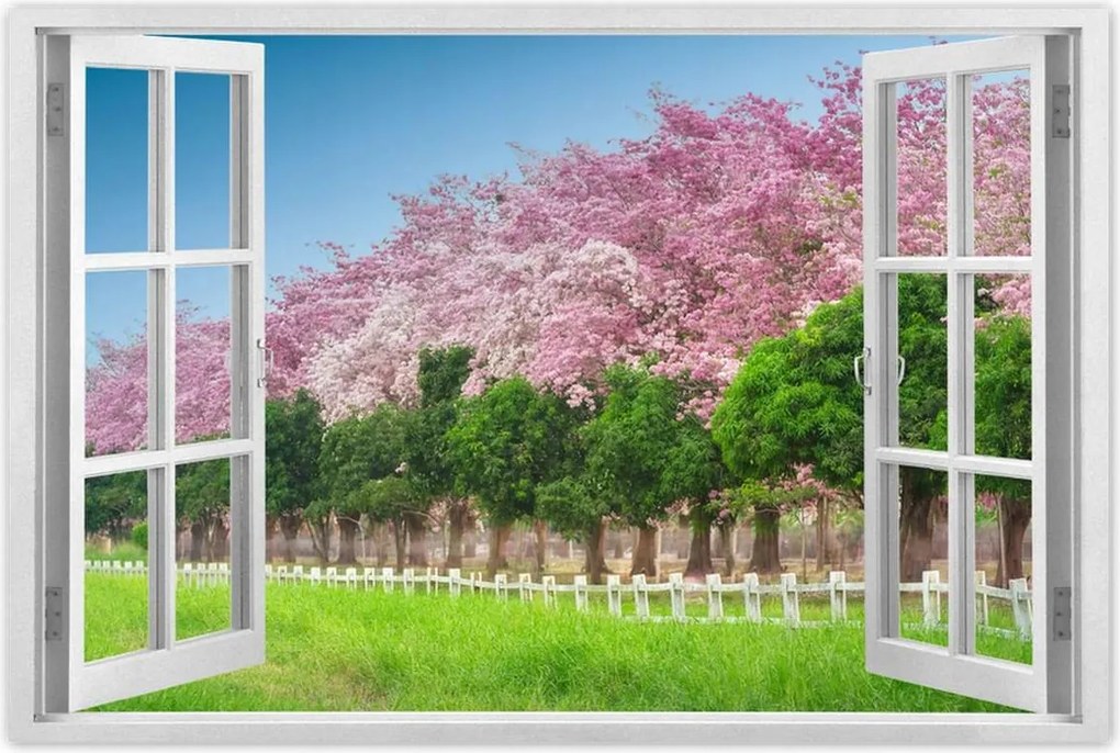 Poszterek 120x80 Cseresznye tájkép