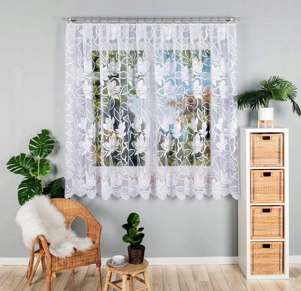 Jacquard mintás függöny 23338 500x180cm egyenes (kész) szegéllyel