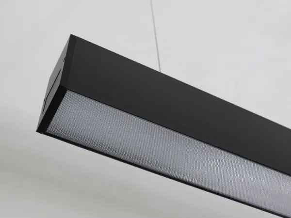 LED csillár kábelen LED/55W/230V 3000/4000/6500K 120 cm fekete